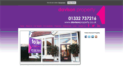 Desktop Screenshot of davisonproperty.co.uk